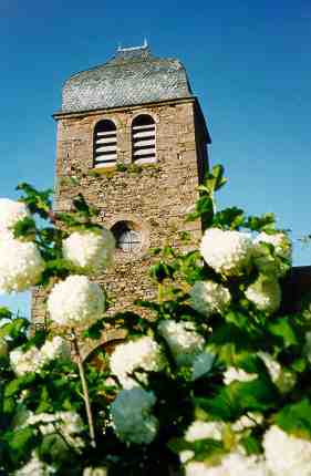 Le clocher de l'église