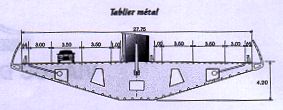 Projet de tablier métallique